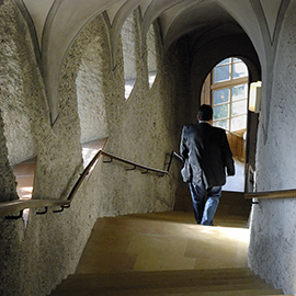 Treppe zur Gnadenkapelle